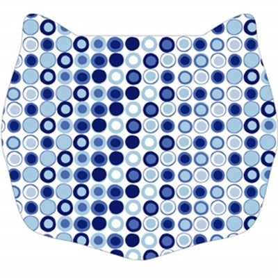 Cats Rule Small Space Mat-Blue Dot-from Cat Supplies and More