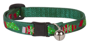 Lupine "Stocking Stuff" Pattern Cat Collar w/Bell from Cat Supplies & More