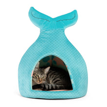Load image into Gallery viewer, Mermaid Novelty Cat Hut from Cat Supplies and More