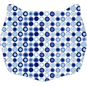 Cats Rule Small Space Mat-Blue Dot-from Cat Supplies and More