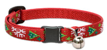 Load image into Gallery viewer, Lupine &quot;Christmas Cheer&quot; Pattern Cat Collar w/Bell from Cat Supplies &amp; More