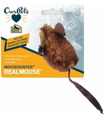 Play-N-Squeak Brown MouseHunter Cat Toy from Cat Supplies & More