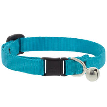 Load image into Gallery viewer, Lupine Aqua Basic Cat Collar with Bell from Cat Supplies &amp; More