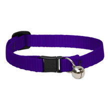 Load image into Gallery viewer, Lupine Purple Basic Cat Collar with Bell from Cat Supplies &amp; More