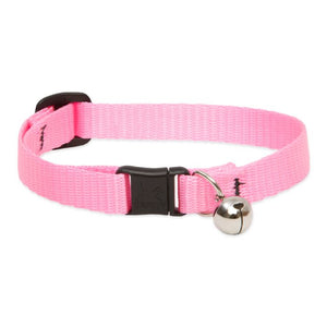 Lupine Pink Basic Cat Collar with Bell Pink from Cat Supplies & More