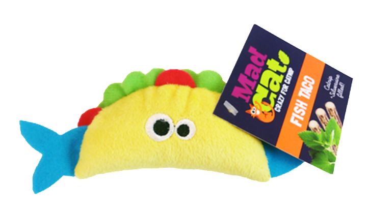 Cosmic Pet Mad Cat Fish Taco Cat Toy from Cat Supplies & More