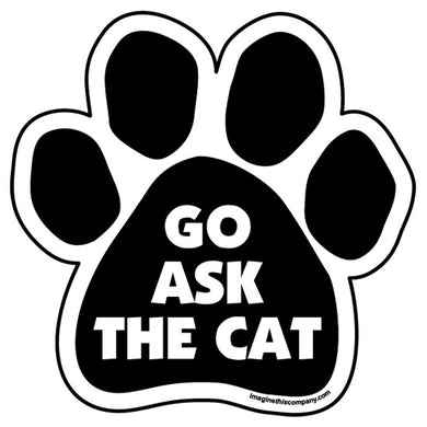 Go Ask the Cat Magnet from Cat Supplies and More