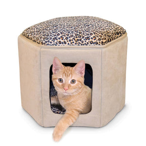 K&H Thermo-Kitty Sleephouse (Heated) with kitty from Cat Supplies and More