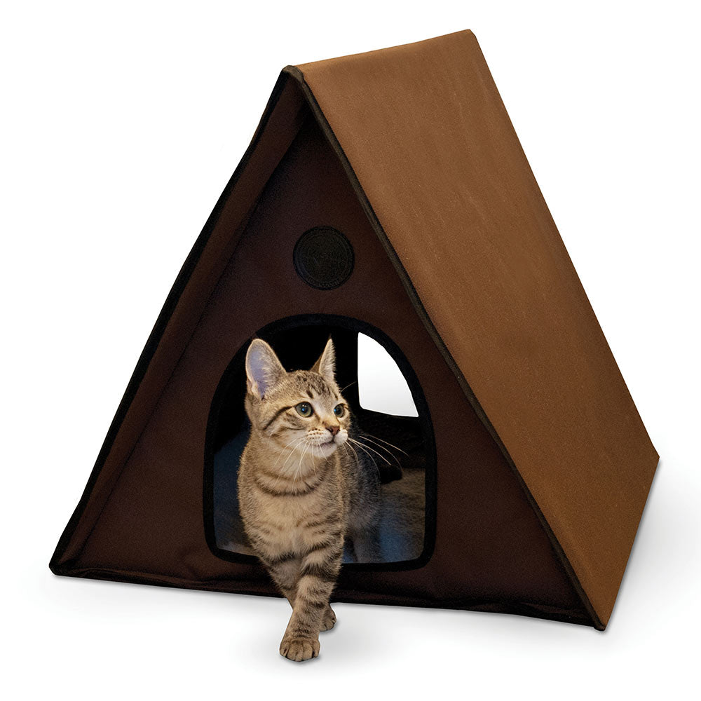 K&H Outdoor Kitty A-Frame Unheated Shelter from Cat Supplies and More