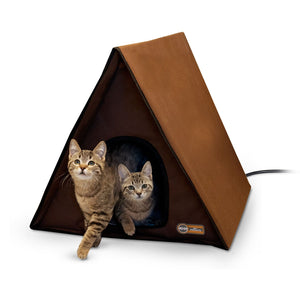K&H Outdoor Kitty A-Frame Heated Shelter from Cat Supplies and More