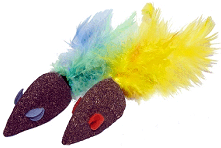 Multi-Pet Compressed Catnip Mouse 2-PK, from Cat Supplies and More