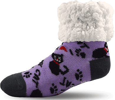 Pudus Pet Socks for People - Purple - from Cat Supplies and More