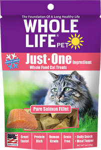 Whole Life Just One Salmon Cat Treats 2.5oz