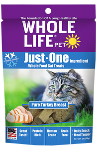 Whole Life Just One Turkey Cat Treats 10oz