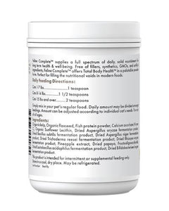Wholistic Pet Feline Complete Supplement Ingredients and Servings 4oz+8oz at Cat Supplies and More