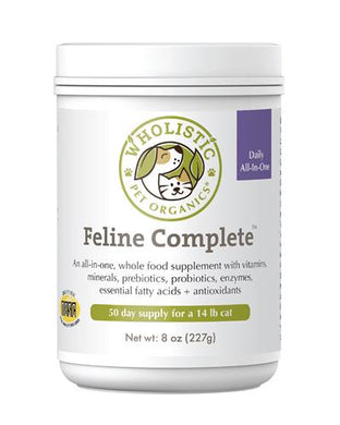 Wholistic Pet Feline Complete Supplement 4oz+8oz at Cat Supplies and More