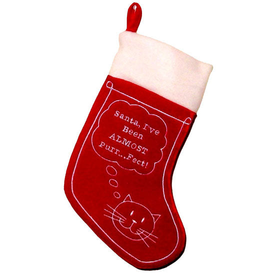 I've Been Almost Purrfect Holiday Stocking from Cat Supplies and More