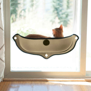 K&H EZ Mount Window Bed Kitty Sill in Tan from Cat Supplies and More