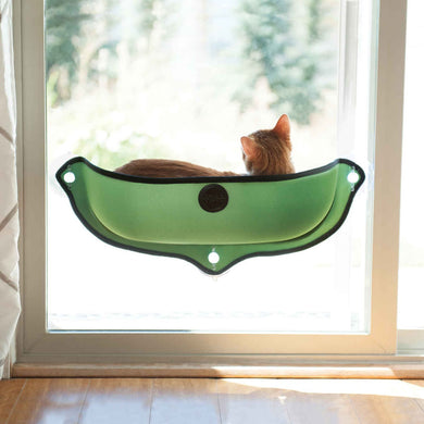 K&H EZ Mount Window Bed Kitty Sill in Green from Cat Supplies and More