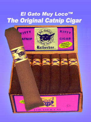 Ratherbee El Gato Catnip Cigars 27Count w/Cigar Box